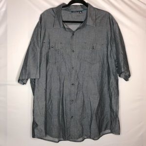 Silver/Grey button down shirt